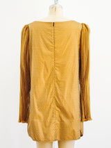 Jeanne Marc Pleated Sleeve Dress Dress arcadeshops.com