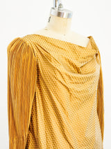 Jeanne Marc Pleated Sleeve Dress Dress arcadeshops.com