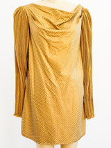 Jeanne Marc Pleated Sleeve Dress Dress arcadeshops.com