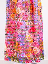 Floral Silk Chiffon Maxi Dress Dress arcadeshops.com