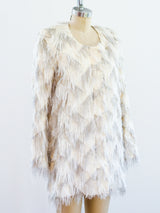 White Shag Jacket Jacket arcadeshops.com