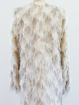 White Shag Jacket Jacket arcadeshops.com