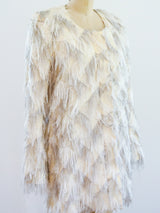 White Shag Jacket Jacket arcadeshops.com