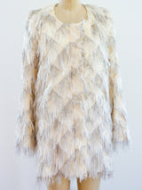 White Shag Jacket Jacket arcadeshops.com