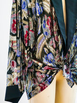 Lame Swirl Oversized Jacket Jacket arcadeshops.com