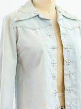 1970's Studded Denim Jacket Jacket arcadeshops.com