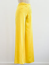 Yellow Palazzo Pants Pants arcadeshops.com