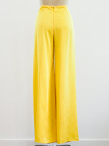 Yellow Palazzo Pants Pants arcadeshops.com