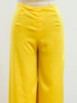 Yellow Palazzo Pants Pants arcadeshops.com