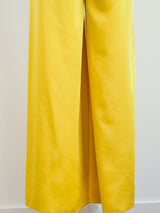 Yellow Palazzo Pants Pants arcadeshops.com