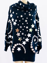 Star embellished sweater Top arcadeshops.com