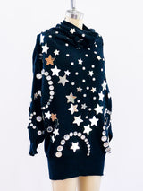 Star embellished sweater Top arcadeshops.com