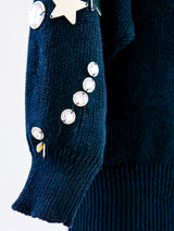 Star embellished sweater Top arcadeshops.com