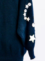 Star embellished sweater Top arcadeshops.com