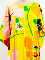 Pop Floral 1960's House Dress Dress arcadeshops.com