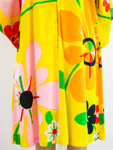 Pop Floral 1960's House Dress Dress arcadeshops.com