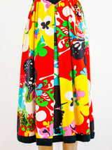 Psychedelic Floral Open Back Dress Dress arcadeshops.com