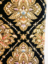 Metallic Brocade Maxi Skirt Skirt arcadeshops.com