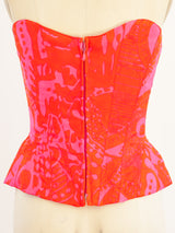 Christian Lacroix Silk Bustier Top arcadeshops.com