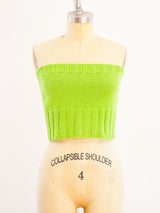 Celine Cashmere Knit Bandeau Top arcadeshops.com