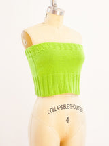 Celine Cashmere Knit Bandeau Top arcadeshops.com