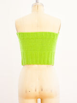 Celine Cashmere Knit Bandeau Top arcadeshops.com