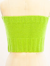 Celine Cashmere Knit Bandeau Top arcadeshops.com