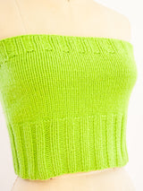 Celine Cashmere Knit Bandeau Top arcadeshops.com