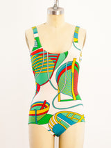 Hermes Nautical Print Bathing Suit Suit arcadeshops.com