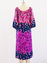 Givenchy Couture Floral Silk Dress Dress arcadeshops.com