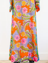 Richilene Embellished Silk Chiffon Maxi Dress Dress arcadeshops.com