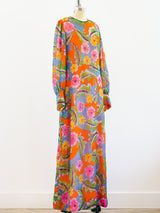 Richilene Embellished Silk Chiffon Maxi Dress Dress arcadeshops.com