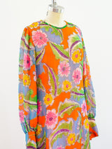 Richilene Embellished Silk Chiffon Maxi Dress Dress arcadeshops.com