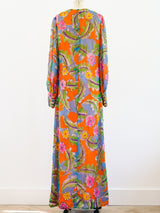 Richilene Embellished Silk Chiffon Maxi Dress Dress arcadeshops.com