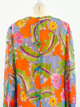 Richilene Embellished Silk Chiffon Maxi Dress Dress arcadeshops.com