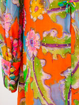 Richilene Embellished Silk Chiffon Maxi Dress Dress arcadeshops.com