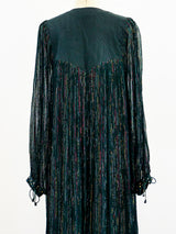 Rainbow Lurex Stripe Gauze Indian Dress Dress arcadeshops.com