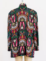 Hanae Mori Beaded Jacket Jacket arcadeshops.com