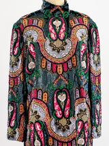 Hanae Mori Beaded Jacket Jacket arcadeshops.com