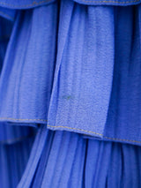 Periwinkle Pleated Ruffle Dress Dress arcadeshops.com