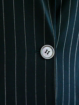 Celine Black Pinstripe Suit Suit arcadeshops.com