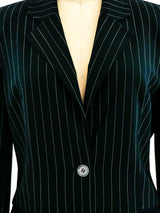 Celine Black Pinstripe Suit Suit arcadeshops.com