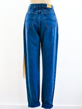 Fringed Lee Jeans Pants arcadeshops.com