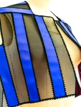 Architectural Ribbon Mesh Vest Top arcadeshops.com