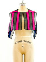 Architectural Ribbon Mesh Vest Top arcadeshops.com