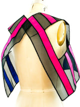 Architectural Ribbon Mesh Vest Top arcadeshops.com
