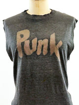 Vintage Punk Cut Off Tee T-shirt arcadeshops.com