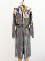 Neil Bieff Sequined Silk Ensemble Suit arcadeshops.com