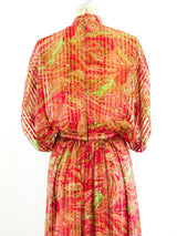 Alfred Bosand Marble Printed Gown Dress arcadeshops.com