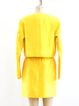 Claude Montana Sunflower Yellow Ensemble Suit arcadeshops.com